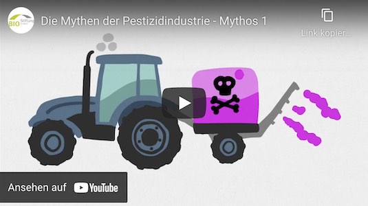 Die «Pestidmythen» zeigen in 7 kurzen Animationsvideos auf, warum «Landwirtschaft ohne Pestizide» funktioniert – entgegen der falschen Behauptungen der Pestizidinsdustrie.