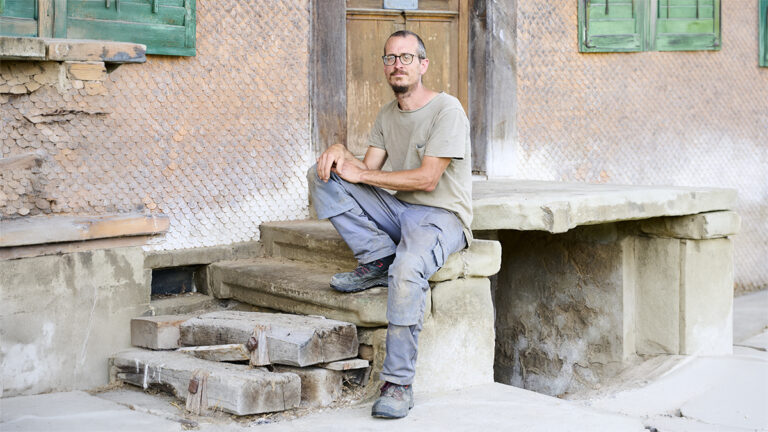 Geht neue Wege: Landwirt Markus Schwegler (Foto: ©Raphaela Graf)